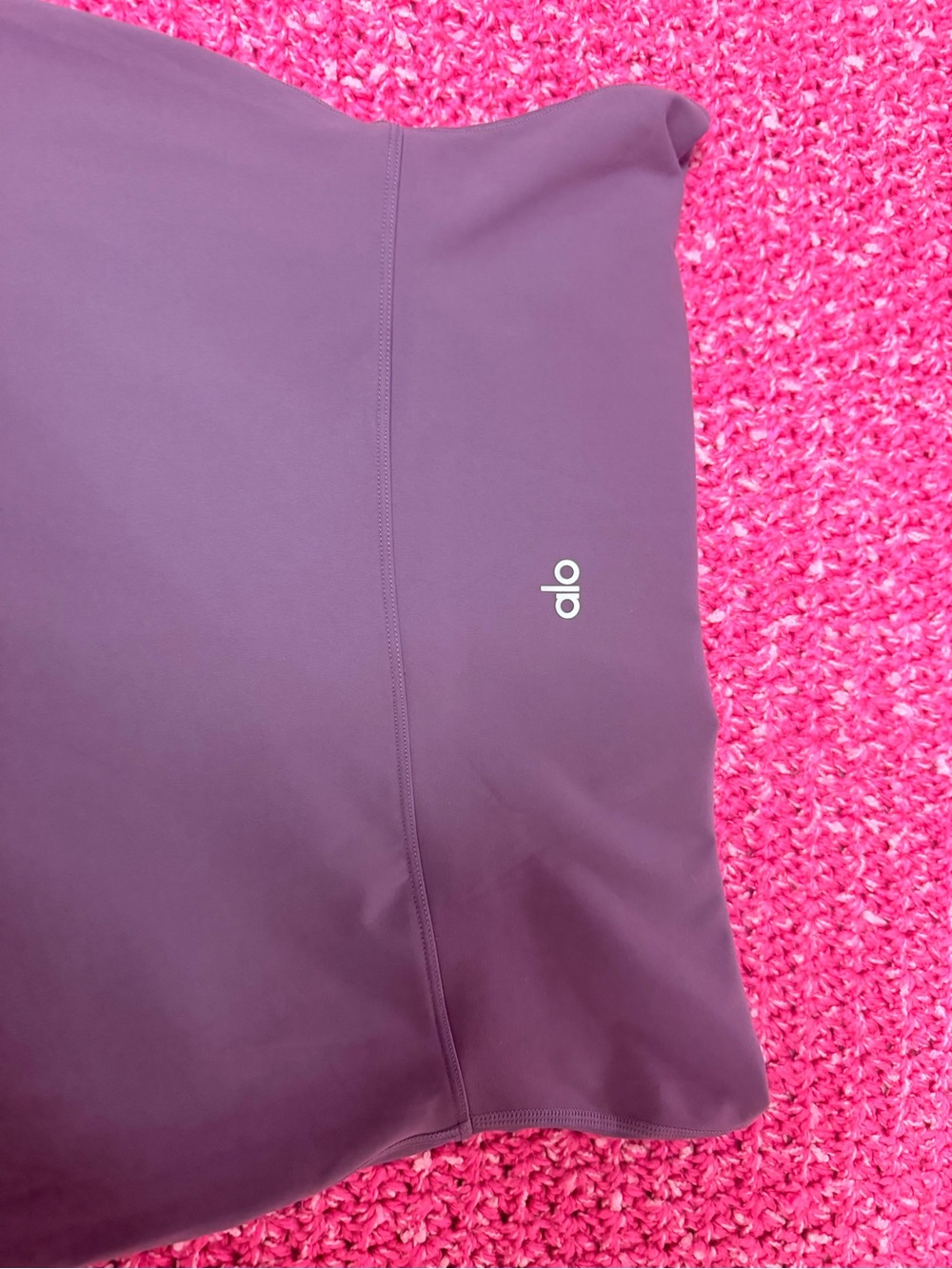 Alo High-Rise Plum Flare Pants L